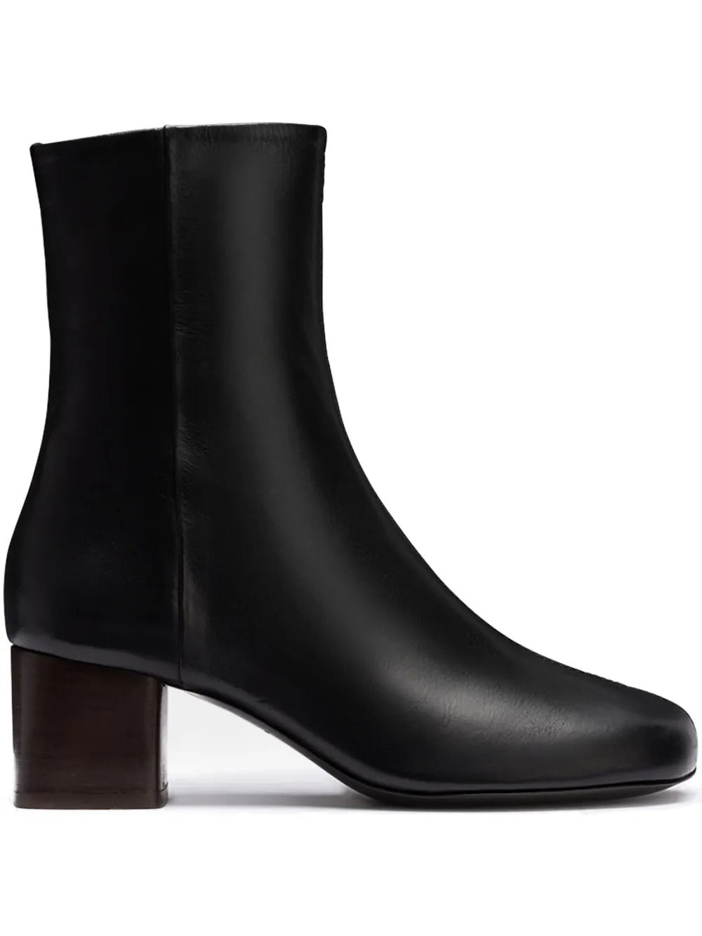 Black boots, front view