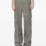 Grey pants, full body view