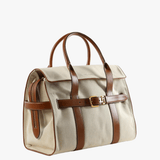 Tan bag, front view