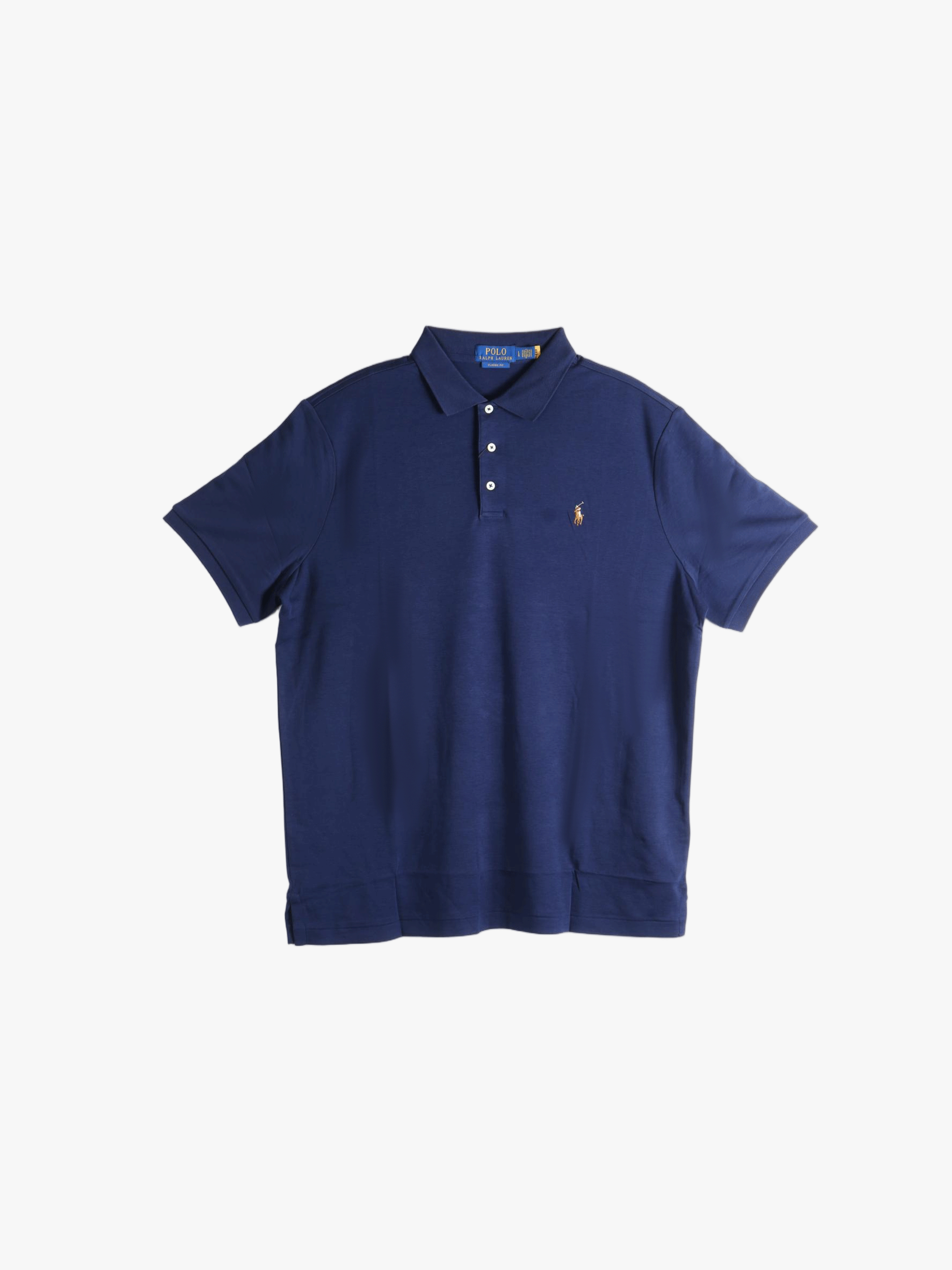 Blue shirt, front view