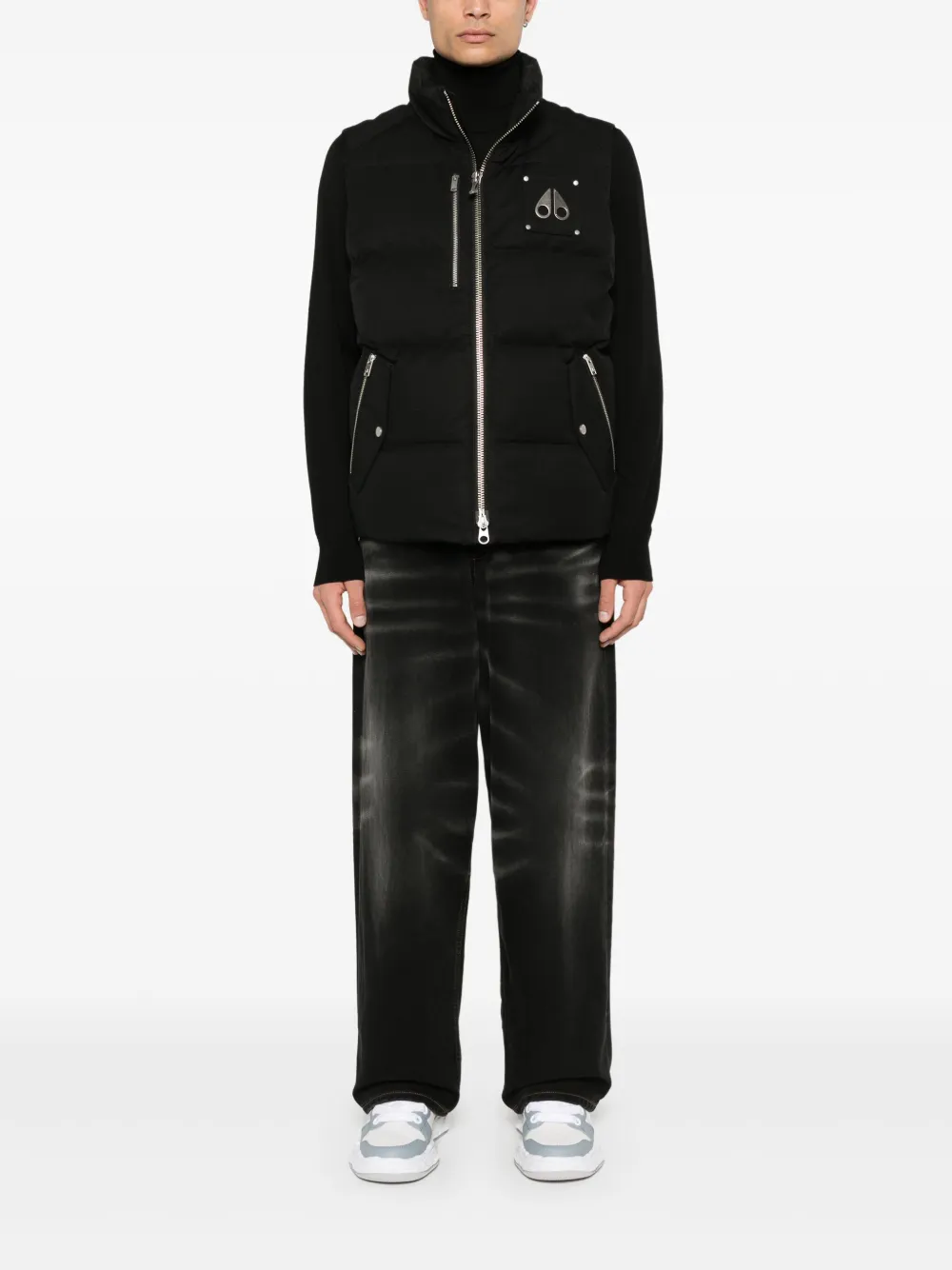Black jacket, full body view