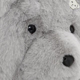 Close up of Grey bag, showing detail