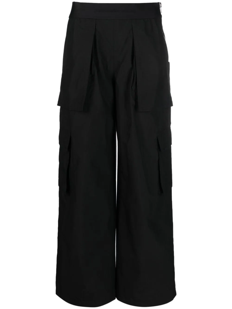 ALEXANDER WANG - Women Logo Elastic Cargo Rave Pants