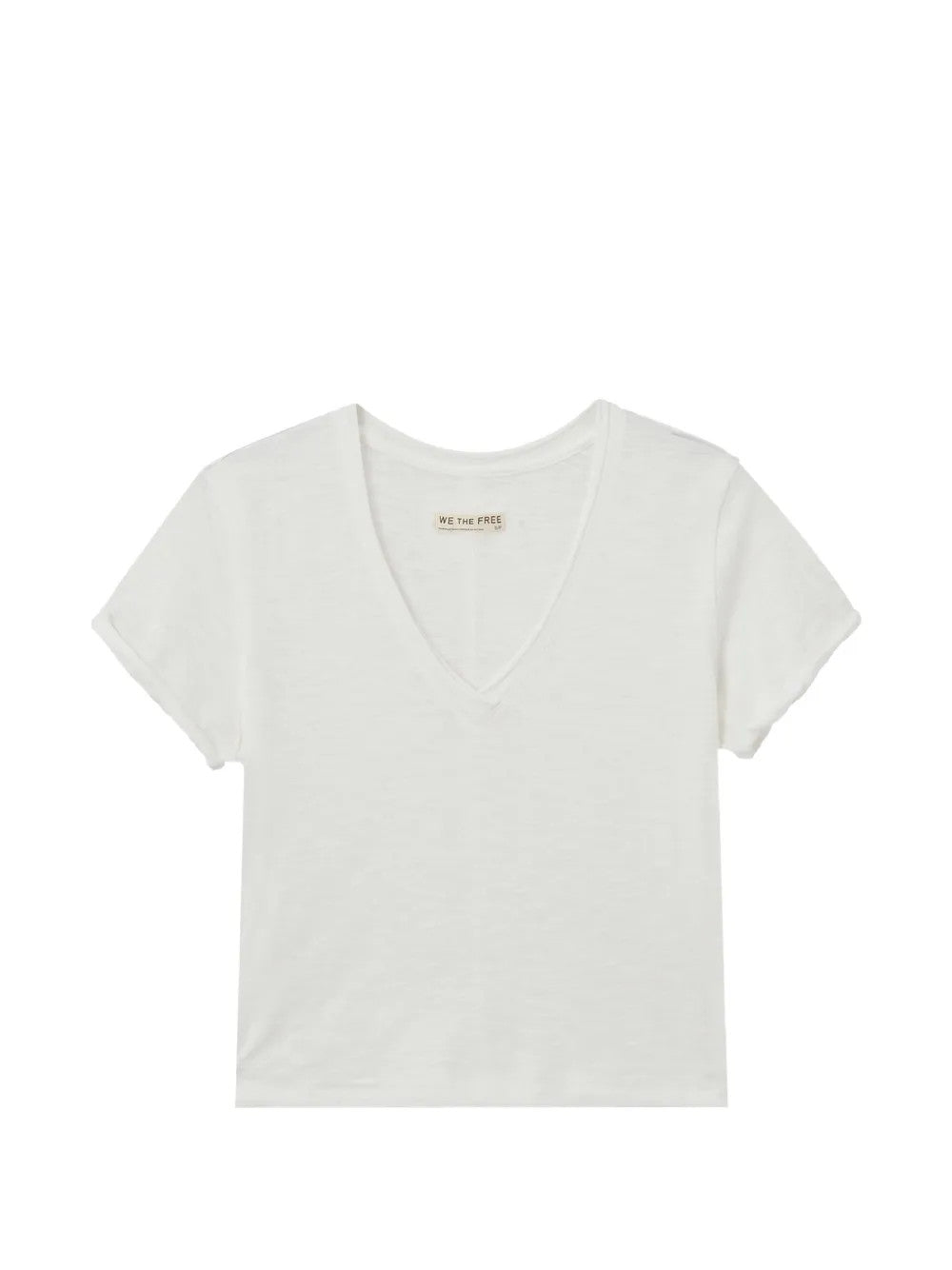 White t-shirt, front view