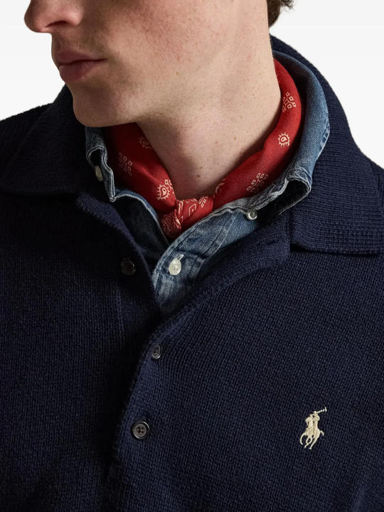 Blue hoodie worn by a person, showing the hoodie fit