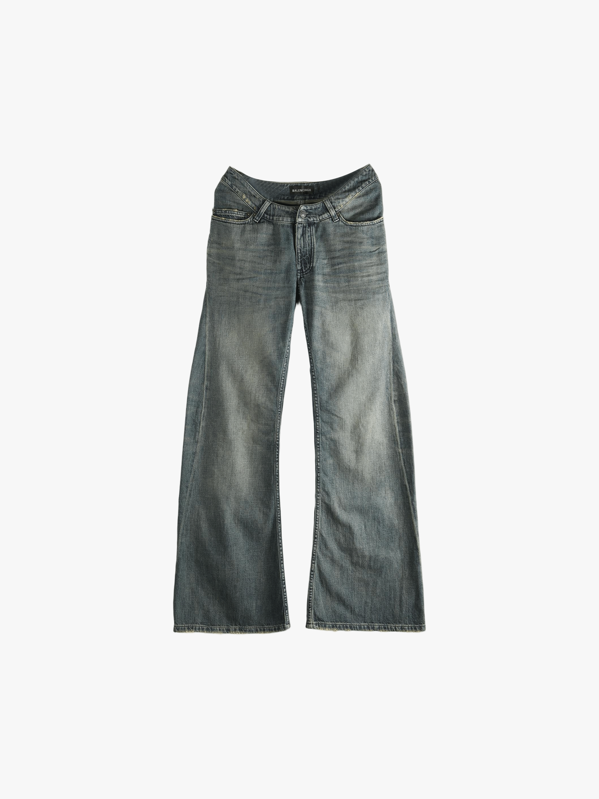 Blue jeans,front view