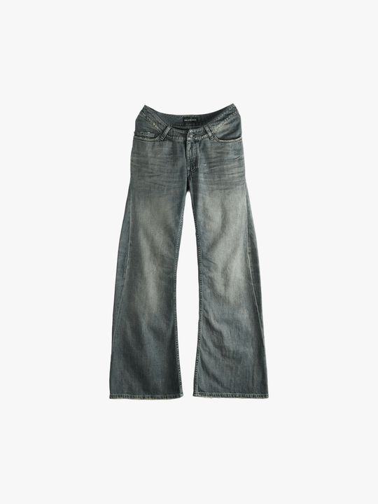 Blue jeans,front view