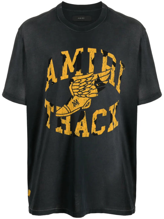 Black t-shirt, front view