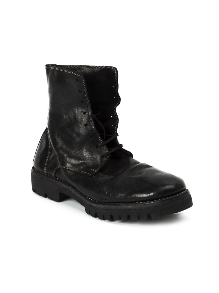 GUIDI MEN 795V Laced Up Boot With Vibram Sole