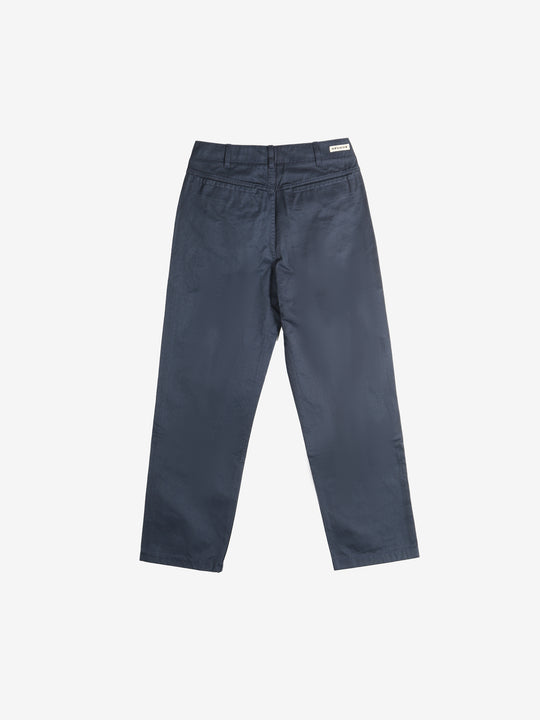 Navy pants, back view