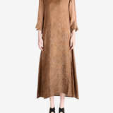 Brown dress, front view