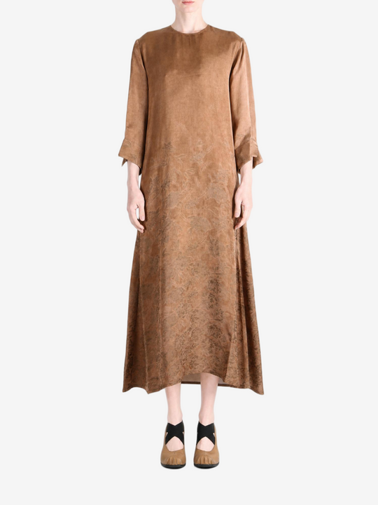 Brown dress, front view