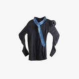 Black shirt , front view