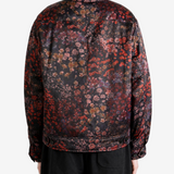 Burgundy jacket, full body view