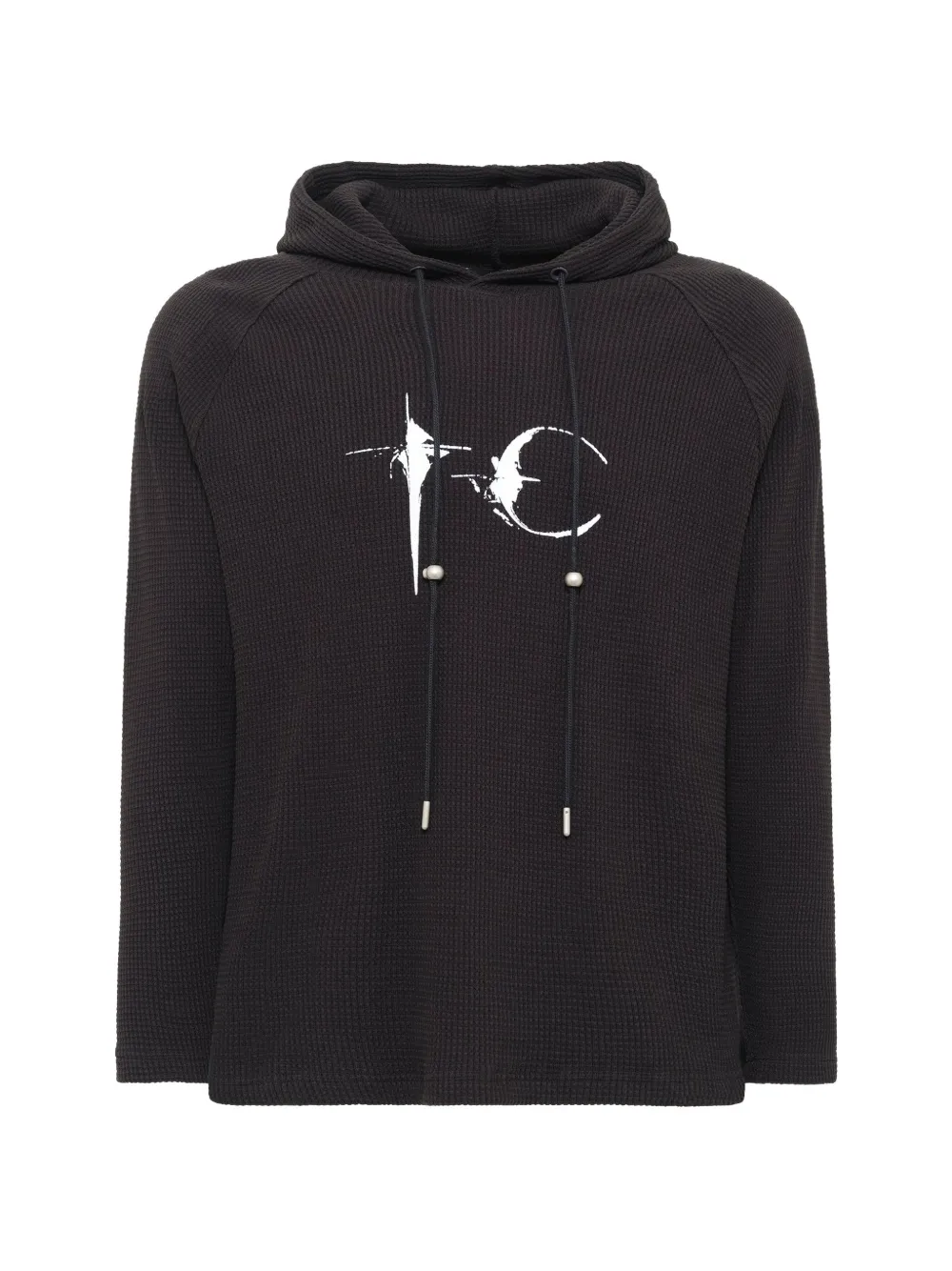 Black hoodie, front view