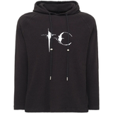 Black hoodie, front view