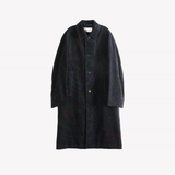 Navy jacket, front view