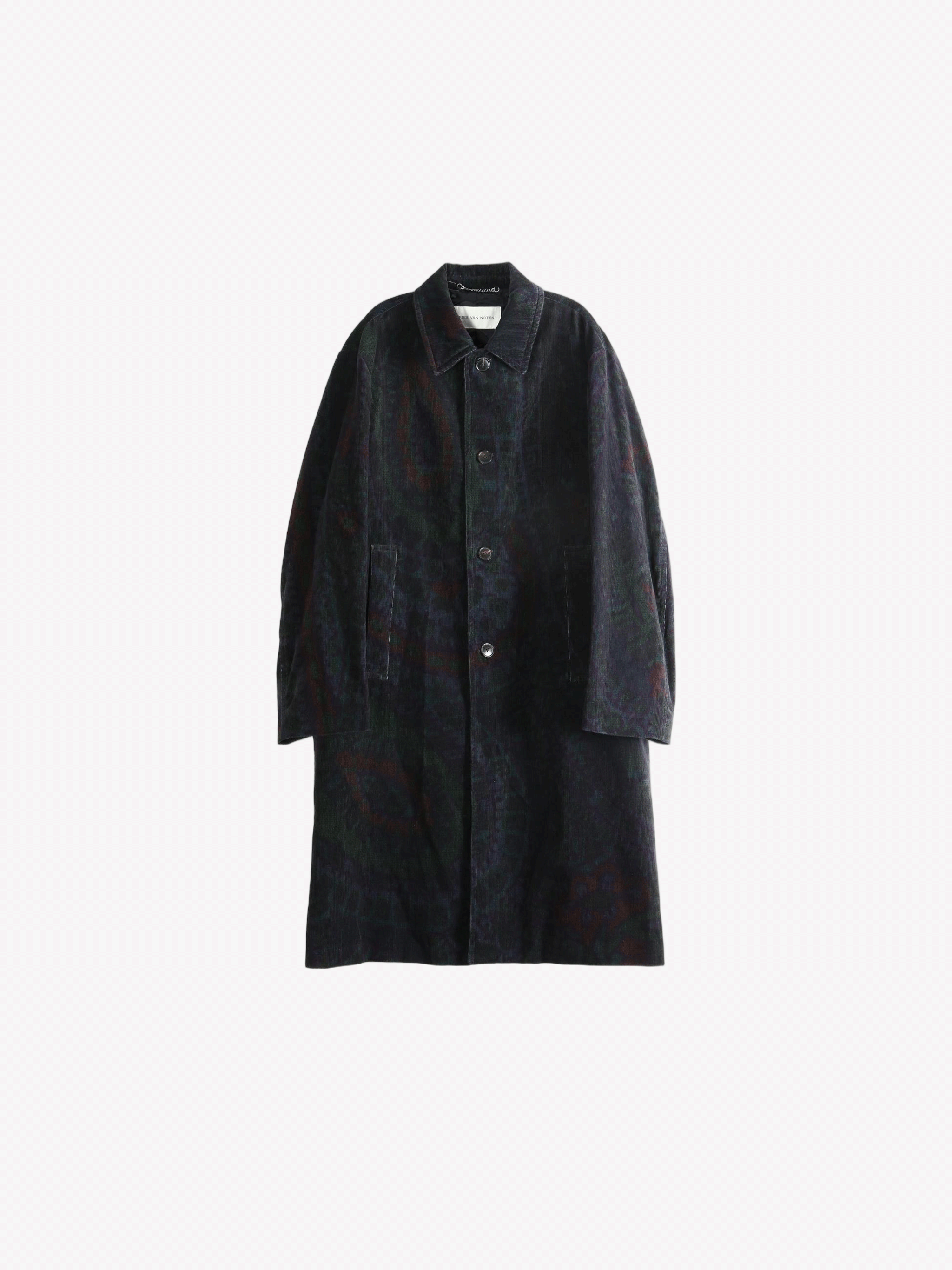 Navy jacket, front view