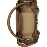 Tan bag, front view