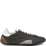 Black sneakers, front view