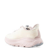 Pink shoes, side view