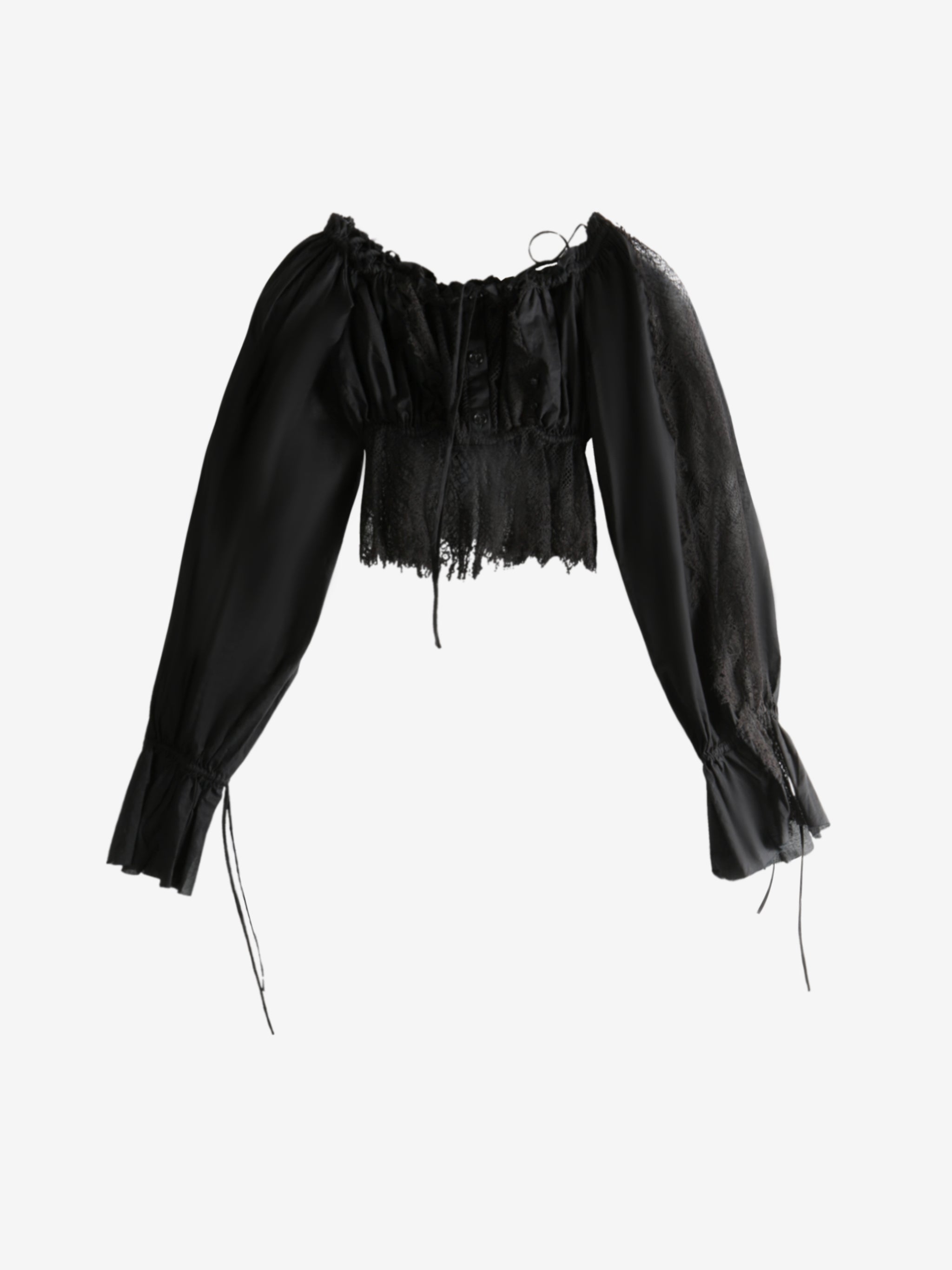 Black top, front view