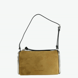 Tan bag, front view