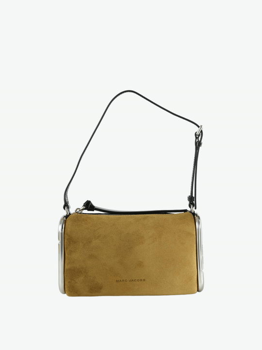 Tan bag, front view