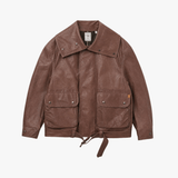 Brown jacket, front view
