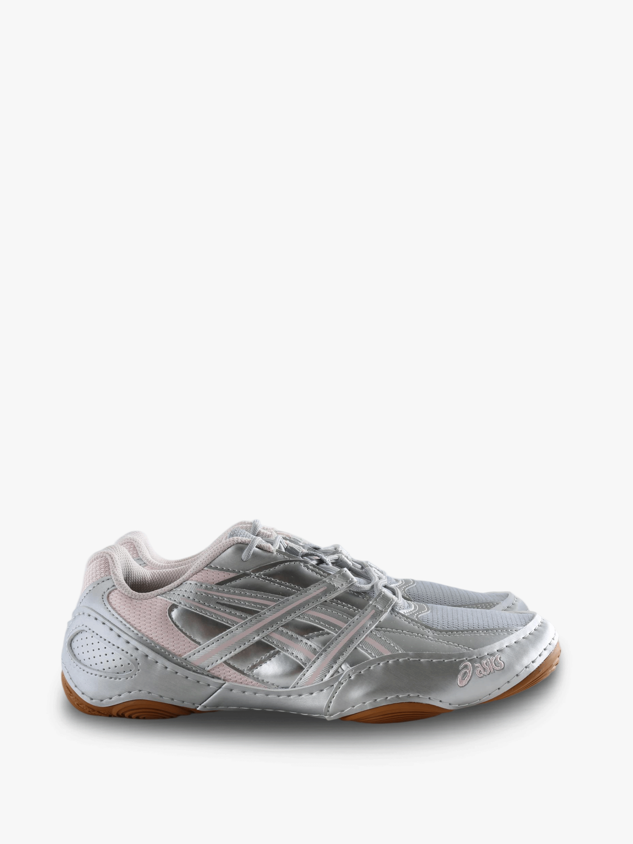 Grey shoes, side view