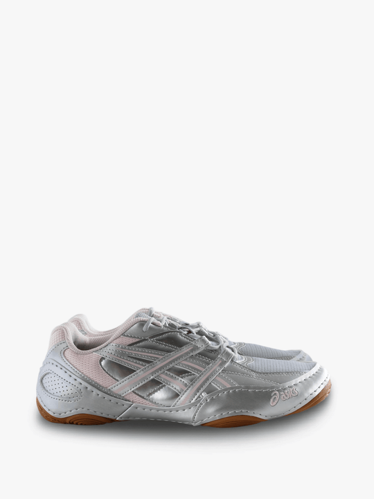 Grey shoes, side view