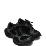 Black sneakers, side view