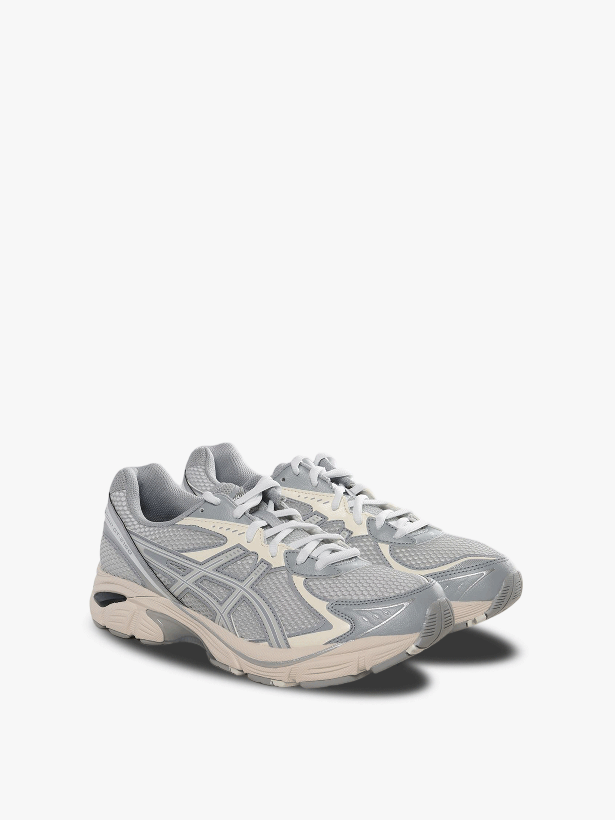 Grey sneakers, side view