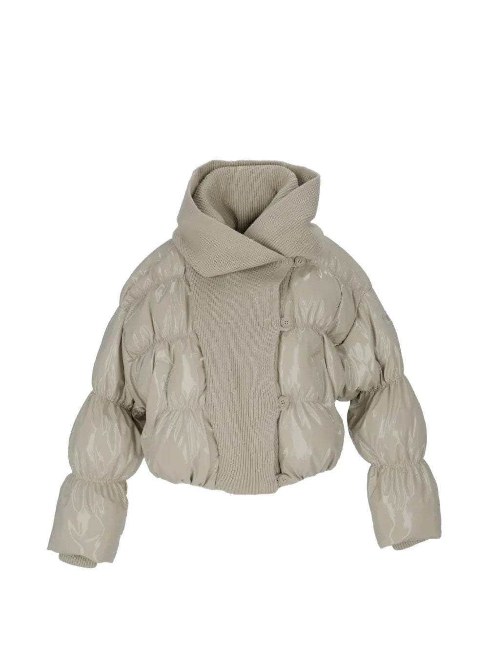 Tan jacket, front view