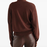 Burgundy top, full body view