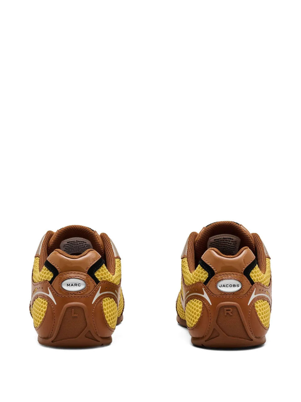 Yellow shoes, back view