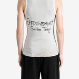 Tan t-shirt worn by a person, showing the t-shirt fit