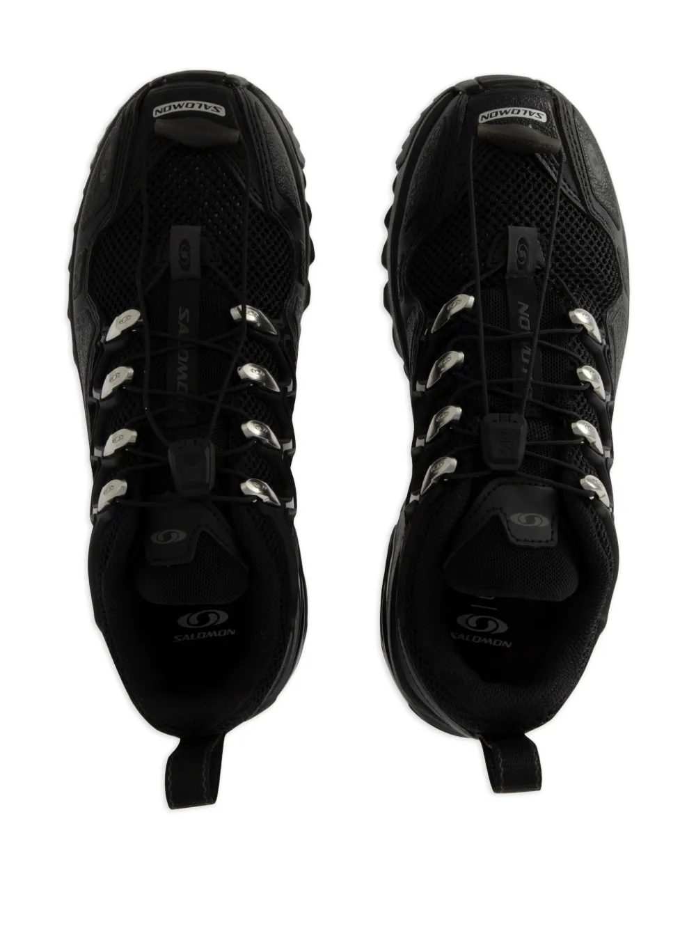 Black sneakers, top view