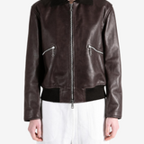 Brown jacket, front view