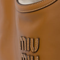 MIU MIU - Women Ivy Leather Shopping Bag