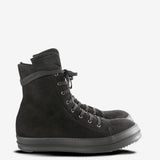 Black sneaker, side view