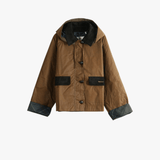 Brown jacket, front view