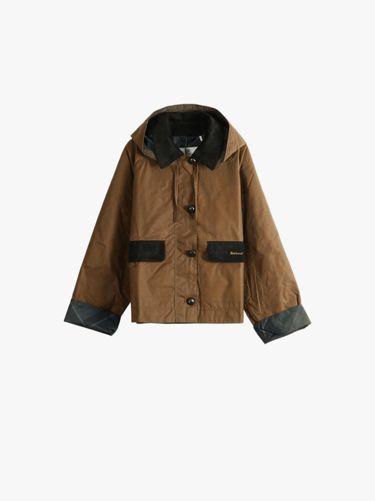 Brown jacket, front view