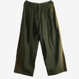 Green pants, front view