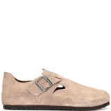 Tan shoes, front view