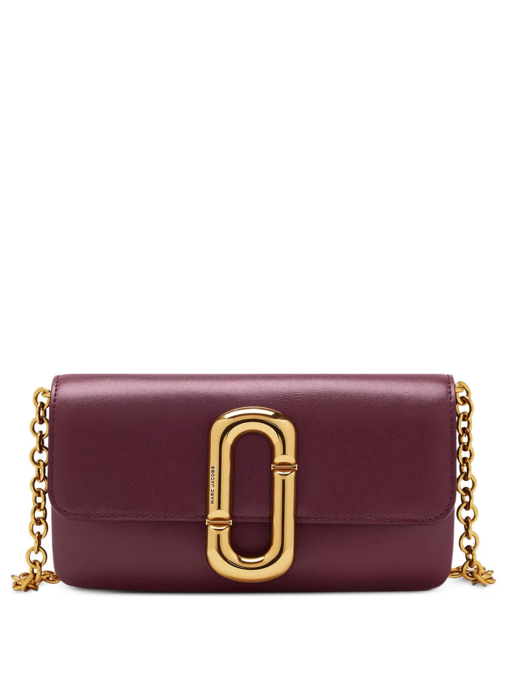 Burgundy accessories, front view