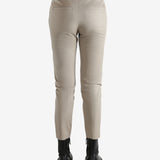 Tan pants worn  by a person, showing the pants' fit