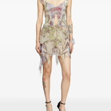 Brown knitwear, full body view