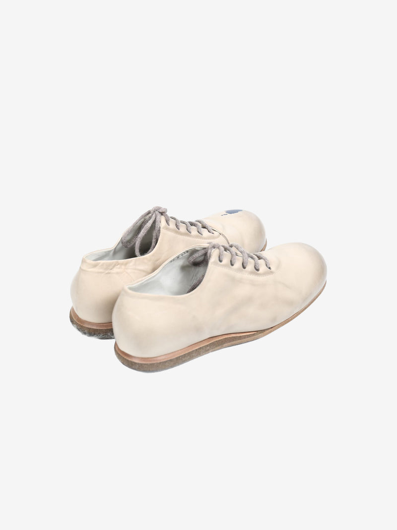 CHEREVICHKIOTVICHKI - Women Soft Cowhide Round  Shape / No Tongue Shoes