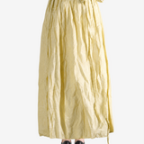 Yellow skirt, full body view